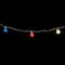 10ct. Red, White & Blue Christmas G40 Globe Lights